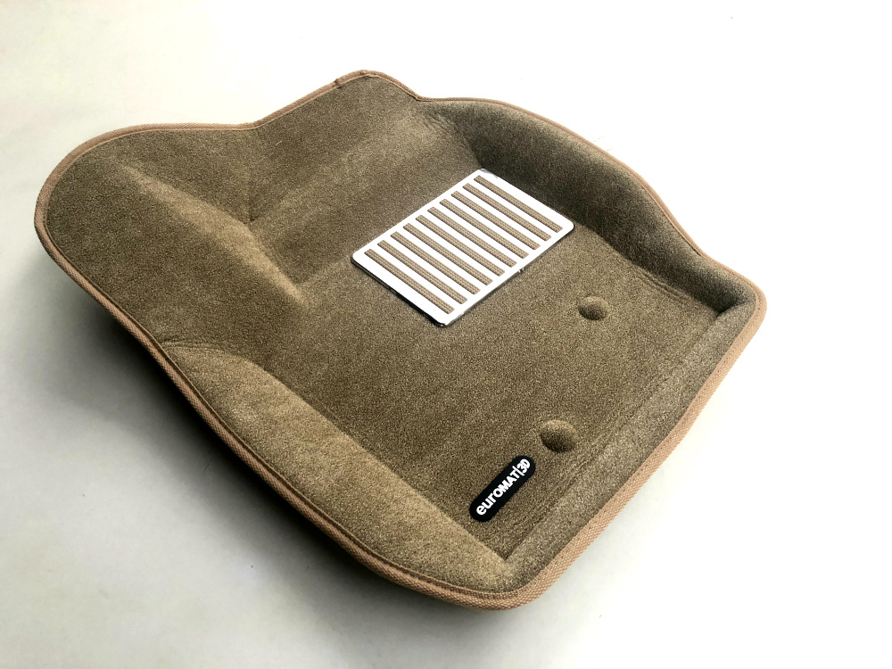 Коврики салона текст. 3D euro-std VOLVO XC 90 (2002-2014) (БЕЖ) (EM3D)